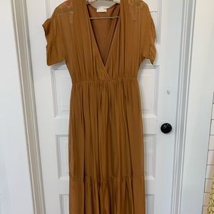 Gold Maxi Dress